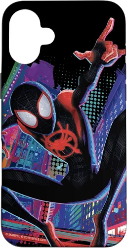 Miniatura 23 de Funda para iPhone 13 Pro Max Marvel Spider-Man Into the Spider-Verse Miles Morales City