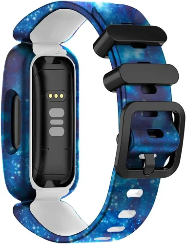 Miniatura 2 de Bandas de silicona de repuesto compatibles con Fitbit Ace 3, correas ajustables con patrón colorido para Fitbit Ace 3 bandas