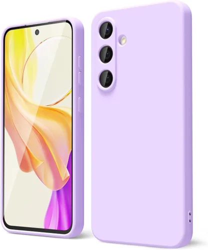 Miniatura 99 de oakxco Funda para teléfono Samsung Galaxy S21 Ultra con agarre de silicona líquida, bonita funda delgada y delgada de goma suave de TPU lisa