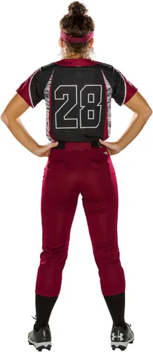 Miniatura 5 de Alleson Athletic pantalones softball con trabillas de cinturón para mujer