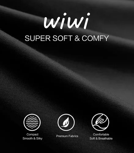 Miniatura 5 de WiWi Conjunto de pijama de viscosa de bambú para mujer, ropa de dormir de manga larga, suave, ropa de descanso, pantalones deportivos, conjuntos