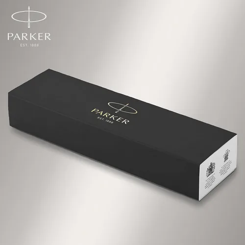 Miniatura 7 de Pluma fuente Parker IM Punta fina de metal satinado con recarga de tinta azul 1931649 Brushed Metal and Gold