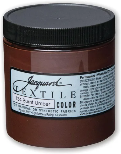 Miniatura 27 de Jacquard Pintura Textil 8 Oz Negro