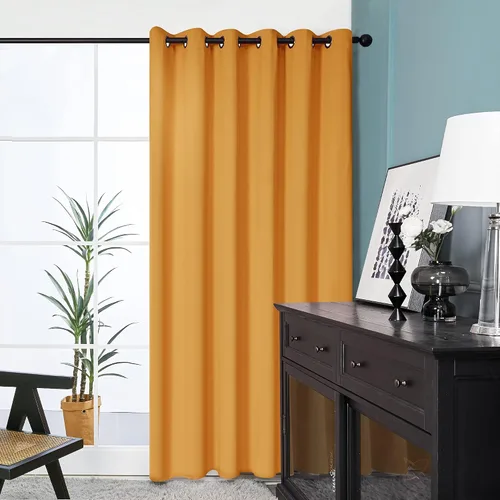 Miniatura 176 de Deconovo Cortina opaca, para oscurecer la habitación Gris claro