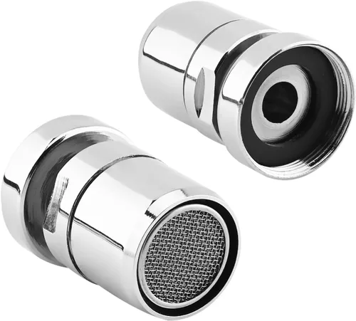 Miniatura 14 de Aireador de grifo giratorio para fregadero de 0.709 in de diámetro femenino de 0.709 in, piezas de repuesto para restrictor de flujo, inserción