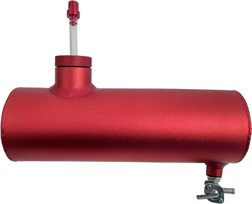 SJVLXHI Tanque de Gas Rojo de Aluminio Cilindro de 10" para Coleman Powersports CT200U BT200X CT200u-ex, para Predator 212cc 196cc/6.5HP Go Kart y