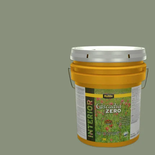 Miniatura 46 de Rodda Paint CASCADIA XL Pintura e imprimación satinada exterior en uno, cuarto de galón, Aquafir