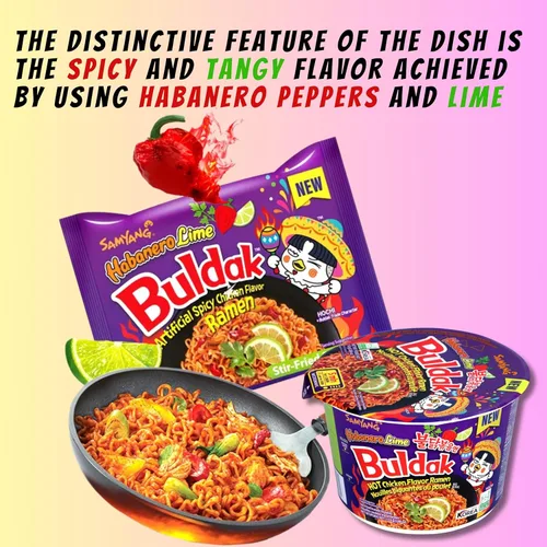 Miniatura 9 de Buldak Ramen Fideos de 5 sabores surtidos - Original, 2 x picantes, queso, carbonara, jajang - Total 5 unidades (1 paquete cada uno) - Fideos ramen