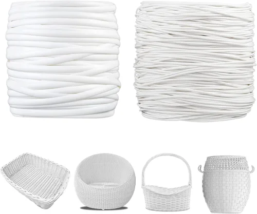 Kit de reparación de mimbre para muebles de patio, material sintético de ratán para juegos de sillas de patio, tejido y reemplazo, muebles de patio