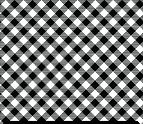 Miniatura 7 de HTV con estampado de día en blanco y negro (19.66 x 36 pulgadas), pata de gallo