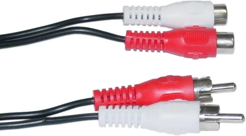 CableWholesale Extensión de cable de 6 pies 2 RCA macho/2 RCA hembra