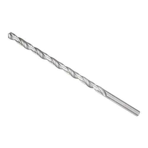 Miniatura 59 de Broca helicoidal extra larga, 0.276 in de diámetro de taladro 9.843 in de longitud total, broca helicoidal de acero de alta velocidad