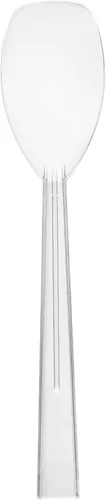Miniatura 3 de Fiesta Essentials 9" de plástico duro cucharas de servir, Clear, 12