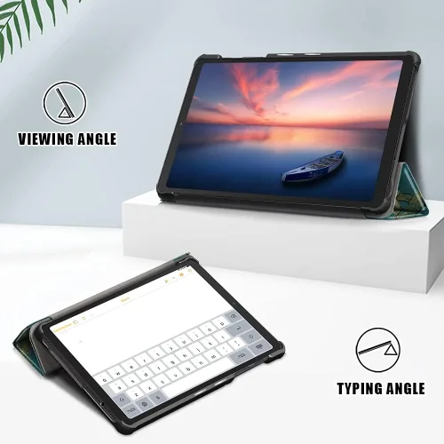Miniatura 6 de Galaxy Tab A7 Lite 8.7 pulgadas SM-T225/T220 Trifold Case 2021 Modelo 2021 Ultra Delgada Funda Folio Ligero con Soporte Multi-Ángulo Delgado Cuero
