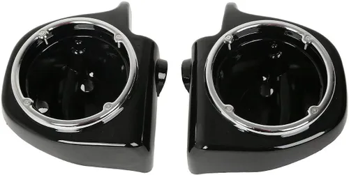 Miniatura 2 de Green-L - Rejilla inferior ventilada para piernas con altavoces de 6.5" para Harley Touring Road King Street Glide Electra Glide Ultra Modelos antes