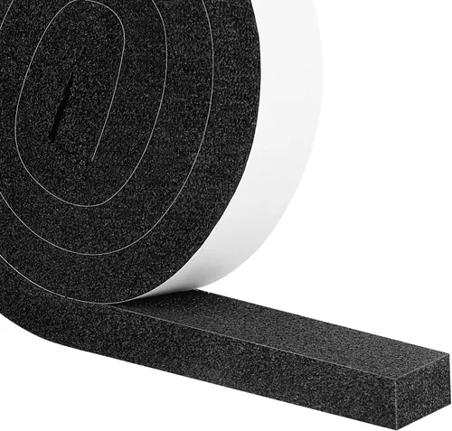 Miniatura 46 de Burlete Adhesivo Fuerte Resistente a la Intemperie, Burlete de Sellado de Puerta de Alta Densidad Resistente a la Intemperie para Puertas Blanco