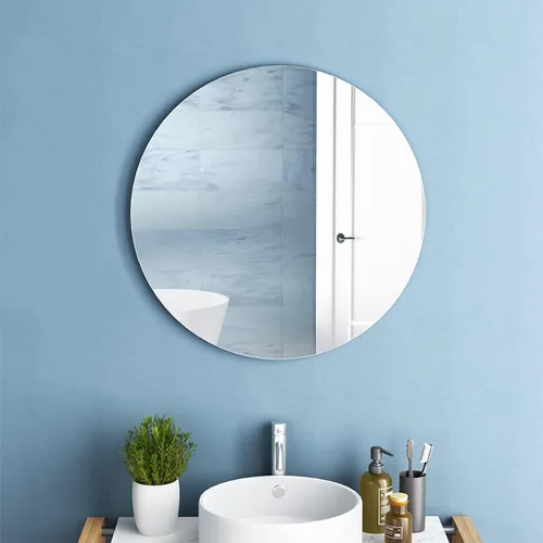 Miniatura 7 de Azulejos de espejo de pared redondos de 12'', reflejo de alta claridad, autoadhesivos, láminas de espejo acrílico, pegatinas circulares para baño