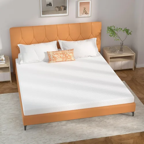 Miniatura 30 de Colchón individual de 5 pulgadas para niños, colchón de espuma viscoelástica de gel para un sueño cómodo y alivio de presión, soporte de firmeza