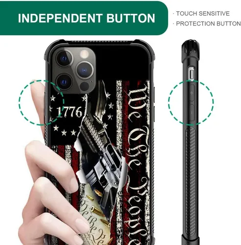 Miniatura 3 de DJSOK Compatible con iPhone 13 Funda, Diseño con Patrón Parachoques Trasero Anti Arañazos Esquinas Reforzadas TPU Suave Caver, Fundas para Hombres