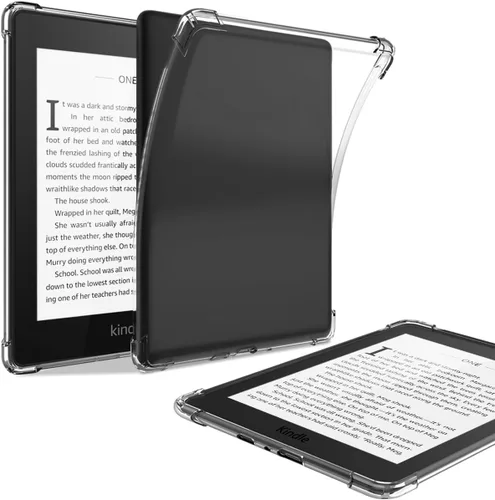 Funda transparente para Kindle Paperwhite anterior a 2018 (5ª/6ª/7ª generación, versión 2012-2017, modelo EY21 y DP75SDI) - Carcasa trasera suave