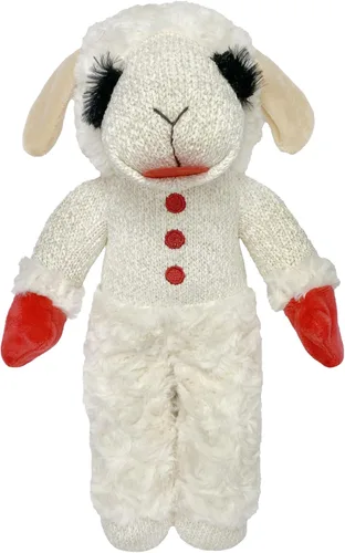 Miniatura 13 de Multipet Lamb Chop Juguete de Peluche para Perros - Juguete Chirriante para Todos los Perros - Peluche Extra Suave - Animal de Peluche