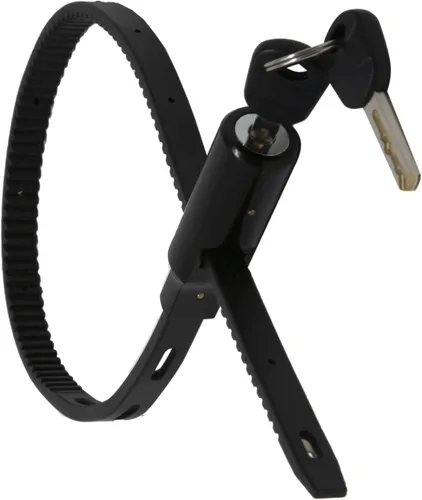 Urban August Cerradura de Brida Ajustable para Gabinete, Refrigerador, Bicicleta, Cochecito, Casco, Patineta, Equipaje - Cerradura Multiusos con