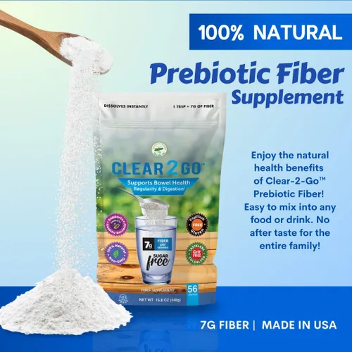 Miniatura 2 de Nutritional Designs Suplemento de fibra prebiótica en polvo, fibra soluble en inulina, fibra dietética totalmente natural sin azúcar y gluten, fibra