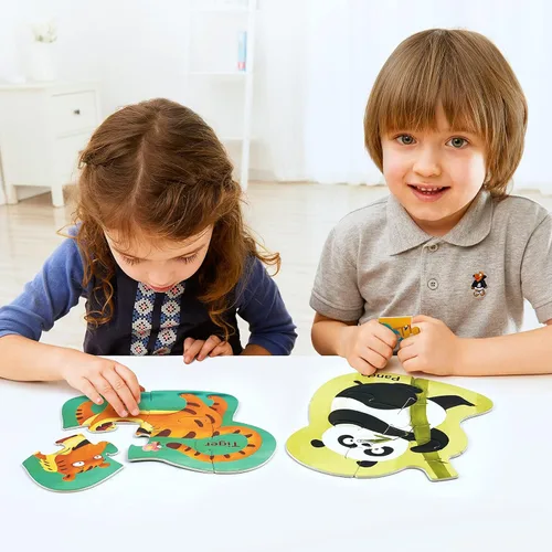 Miniatura 7 de TOI Rompecabezas Nivelados para Niños de 2 Años en Adelante, Rompecabezas para Niños Pequeños Rompecabezas de Aprendizaje Preescolar, Piezas Grandes