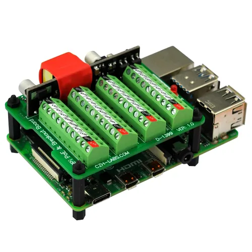 Miniatura 5 de OONO RPi PoE y bloque de terminales GPIO Breakout Board Módulo para Raspberry Pi 3B+4B