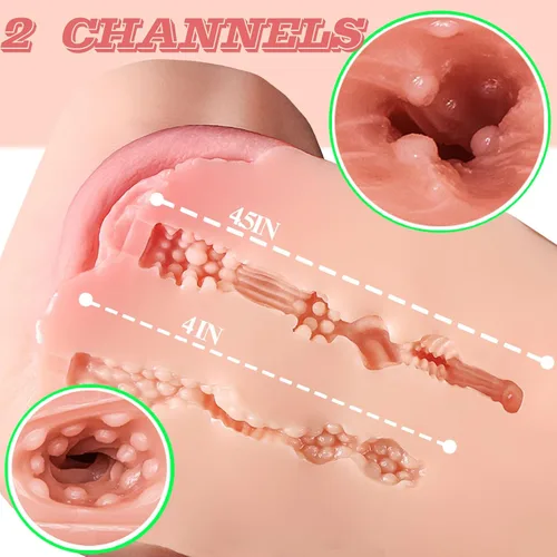 Miniatura 3 de Muñeca sexual de 2.43 libras para hombre, muñecas sexuales de trasero y vagina de bolsillo para hombres, juguetes sexuales para hombres, torso