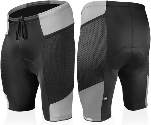 Miniatura 2 de Pantalones cortos de ciclismo acolchados Gel Touring para hombre Innovadores bolsillos de malla Fabricado en Estados Unidos