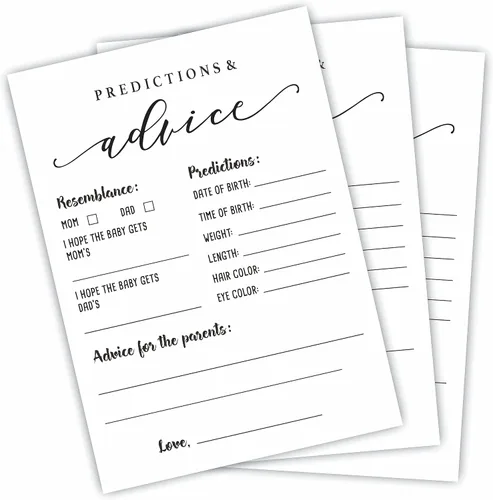 Miniatura 8 de Tarjetas de juego del alfabeto – Actividad de baby shower y recuerdos de fiesta (paquete de 30) – 5 x 7 pulgadas, estilo minimalista de doble cara