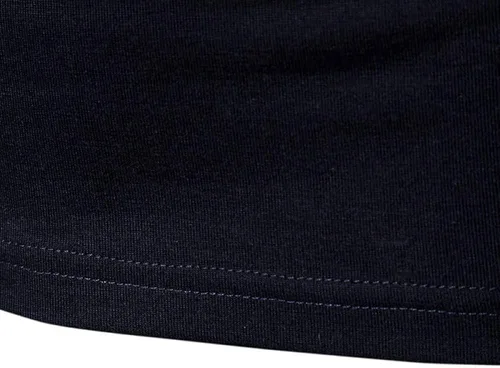 Miniatura 4 de HHGKED Camisas polo de manga corta y larga para hombre estilo casual de algodón con bloques de color a la moda