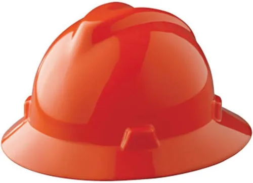Miniatura 8 de MSA V-Gard Casco de Ala Completa con Suspensión - Carcasa de Polietileno, Protección Superior contra Impactos y Correas de Corona Autoajustables