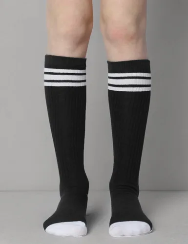 Miniatura 3 de 3 pares de calcetines juDanzy hasta la rodilla para niños o niñas para fútbol, baloncesto, uniforme y uso diario