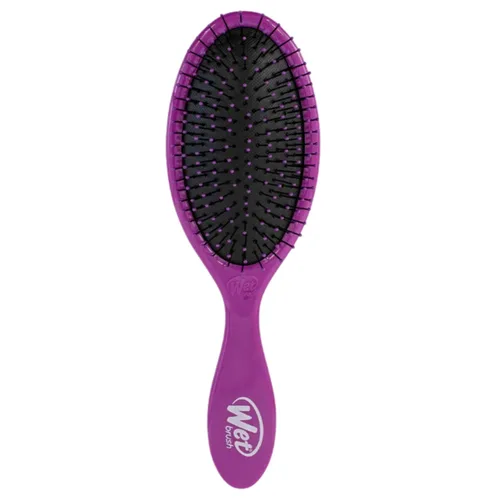 Wet Brush - Cepillo desenredante original con cerdas ultrasuaves IntelliFlex, color morado, que se desliza a través de los nudos con facilidad en