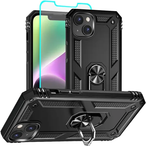 Miniatura 27 de Funda para iPhone 13, iPhone 13, [grado militar de 16 pies probada en caídas], anillo protector a prueba de golpes para iPhone 13, azul