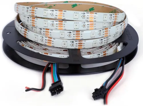 Miniatura 22 de WS2812B - Tira de LED de 12 V WS2815 (WS2812B actualizado) con luz direccionable individualmente, tira de LED programable con conectores JST-SM de 4