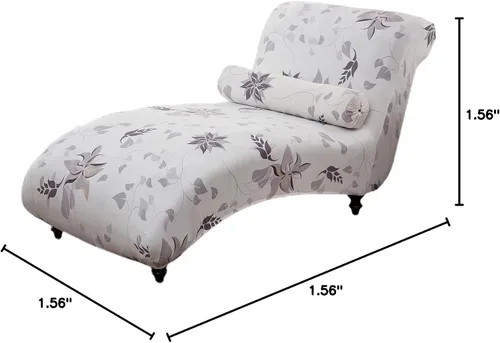 Miniatura 9 de Funda para tumbona sin brazos, funda elástica estampada para sofá reclinable, fundas elásticas para tumbonas para sala de estar, dormitorio, 13
