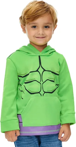 Miniatura 3 de Marvel Avengers Hulk Miles Morales Spider-Man Athletic Cosplay Sudadera con capucha para niños pequeños a niños grandes