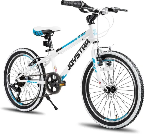 Miniatura 12 de JOYSTAR Lubbock 20 24 Inch Kids Bike for Boys & Girls Ages 7-12 Years Hardtail Mountain Bike for Kids with 1-Speed/7-Speed Drivetrain, White Wall
