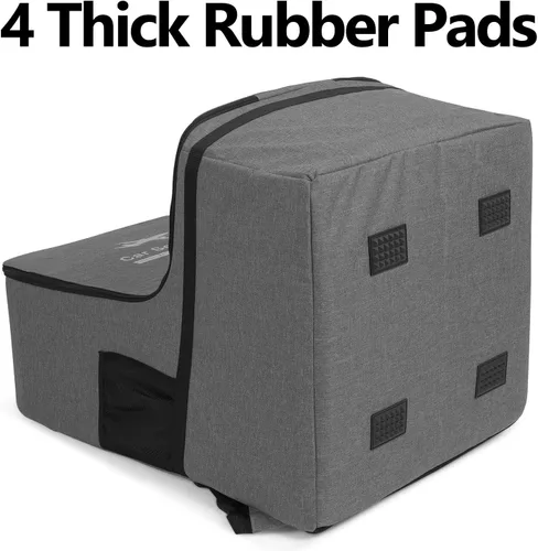 Miniatura 5 de LUXJA Bolsa de viaje para asiento de automóvil, bolsa de avión con correas acolchadas para mochila y correas ajustables en la cintura para viajes