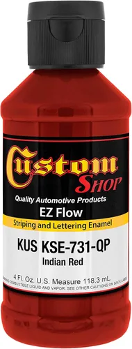 Miniatura 18 de Custom Shop KSE757-QP Triple Black - Pintura esmaltada EZ Flow a rayas y letras – 4 onzas Triple negro
