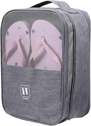 Li'segarote Bolsas de zapatos para viajes, paquete de 6 bolsas grandes multicolor para zapatos para hombres y mujeres, bolsa organizadora de zapatos