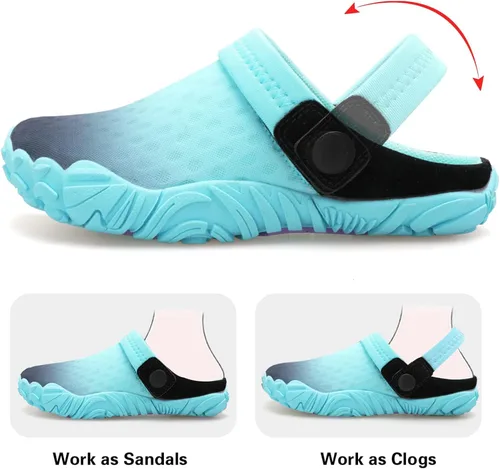 Miniatura 4 de Sandalias de agua atléticas de secado rápido para niños y niñas, sandalias de natación al aire libre, sandalias anchas para la casa