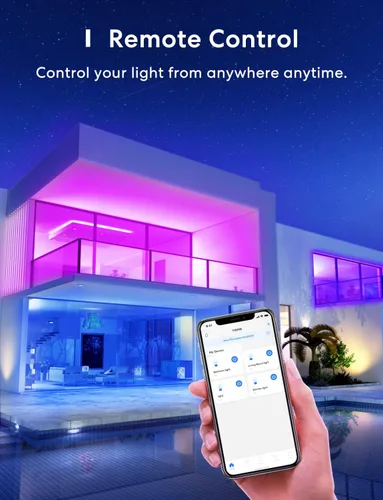 Miniatura 4 de MEROSS - Bombilla LED inteligente con WiFi, compatible con Apple HomeKit, Siri, Alexa, SmartThings, E26 multicolor regulable 2700 K-6500 K RGBWW