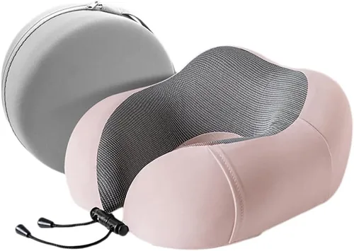 Miniatura 9 de Almohadas de viaje, aviones, zorro, animal de animal, almohada de cuello en forma de U, almohada de felpa cálida de dibujos animados cómoda