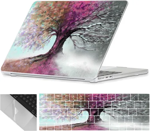 Miniatura 13 de Se7enline Funda compatible con MacBook Air de 15 pulgadas M4 M3 M2 2025 2024 2023 de 15.3 pulgadas con MacBook Air A2941/A3114/A3241 funda rígida