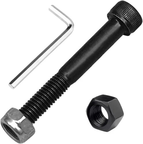 Miniatura 13 de Eje Pro Scooter M8 0.315 in X 1.102 in-5.118 in Tamaño múltiple 12.9 Grado Acero al carbono para rueda delantera trasera Freestyle Scooter Grinds