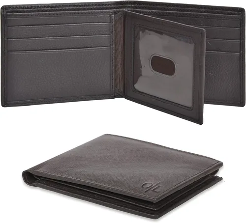 Miniatura 14 de Carteras RFID delgadas para hombres - Cartera de bolsillo frontal de piel genuina